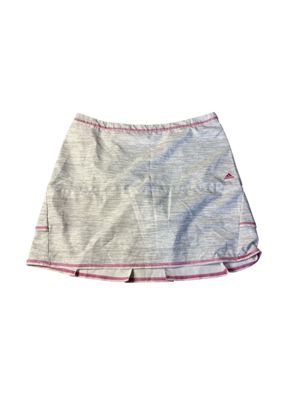 Adidas ClimaCool Heathered Grey & Pink Tennis Golf Skort - Size 12